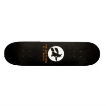 Zéro au style de silhouette de sorcière skateboards