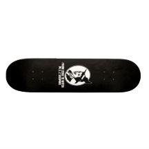 Zéro au style des années 50 de sorcière (B&W) Skateboards Personnalisés