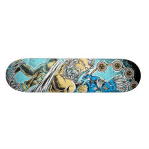 zeus contre le raijin planches à roulettes customisées