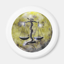 Zodiaque-Balance de cachot de métier Aimant