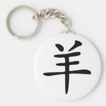 Zodiaque chinois - chèvre porte-clé