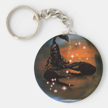 Zodiaque de cachot de métier - Scorpion Porte-clefs