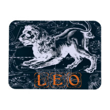Zodiaque de Lion Magnets En Vinyle