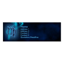 Zodiaque mystique - Vierge Modèles De Cartes De Visite