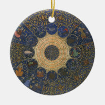 Zodiaque vintage d'horoscope de règles d'astrologi ornements de noël