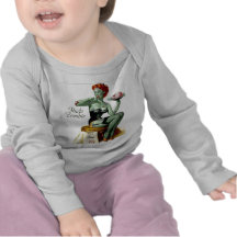 Zombi grossier "la première morsure " t-shirt