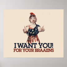 Zombi patriote posters
