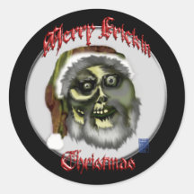 zombi père Noël Adhésif