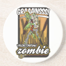 Zombi végétarien dessous de verre