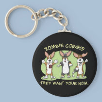 Zombis de corgi porte-clés
