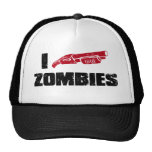 zombis du fusil de chasse i casquettes