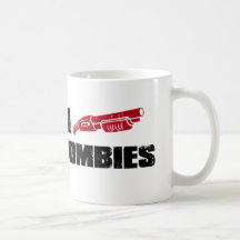 zombis du fusil de chasse i tasse