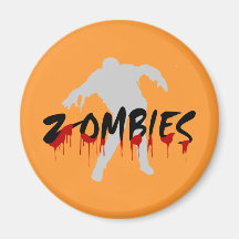 Zombis, Haloween heureux Magnets Pour Réfrigérateur