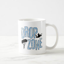 Zone de largage mug à café