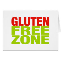Zone franche de gluten (maladie coeliaque) cartes de vœux