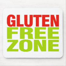 Zone franche de gluten (maladie coeliaque) tapis de souris