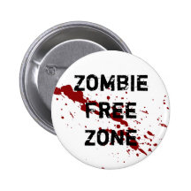 Zone franche de zombi badges avec agrafe