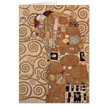 Zum Stocletfries de Klimt - de Werkvorlagen Carte De Vœux