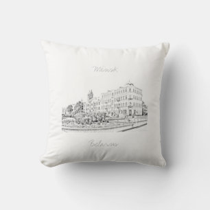 Б Biélь е л а р у М с Coussin de  de Minsk  de  de