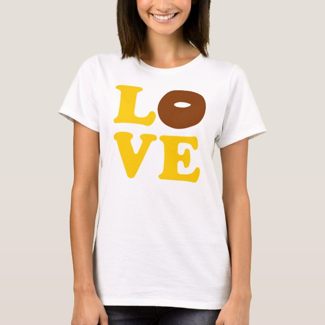 ღ ♥Love Donut Chic Femme T-shirt ♥ ღ (Devant)