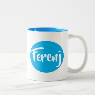 ፈ ረ ን ጅ Ferenj en anglais et en amharique Mug