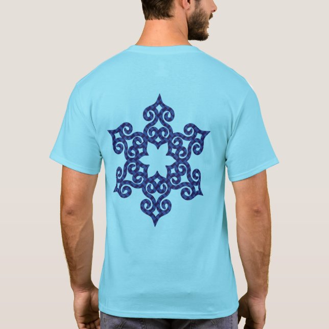 アイヌ柄 オリジナルプリント 北海道 T　Hokkaido Ainu pattern T-shirt (Dos)