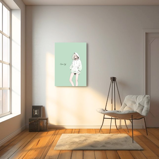 【シンプルイラスト】寿司娘ポスター Poster GenerativeAI (Créateur téléchargé)