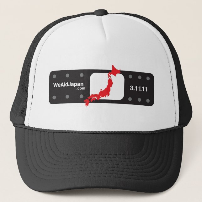 バンドエイド帽子黒 Bandaid de noir de casquette (Devant)