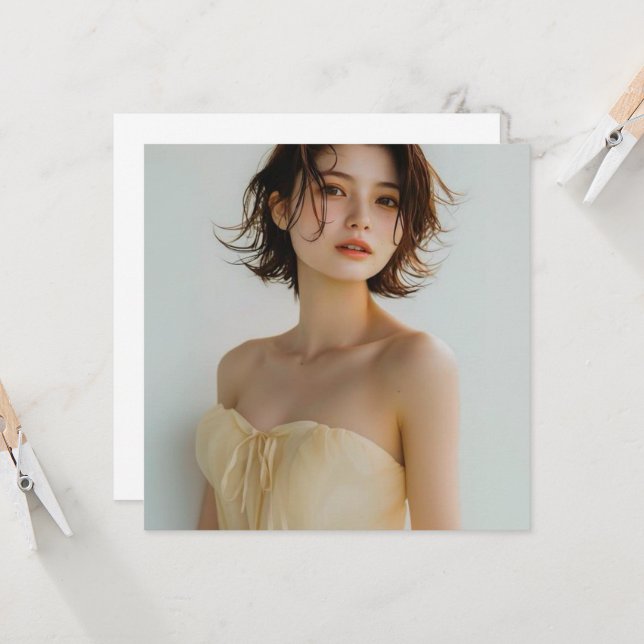 フラットカード:RadiantDreams石川結衣 (Devant/Arrière en situation)