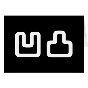 凹 凸 Outotsu お う と Carte de voeux つ