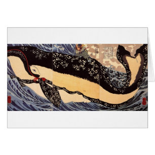 巨 鯨, 国 芳 Grosse Baleine, Kuniyoshi, Ukiyoe