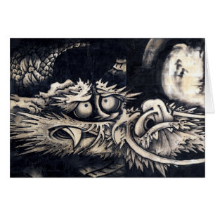 雲 龍 図, 曾 我 白 Dragon avec Cloud, Sumi-e