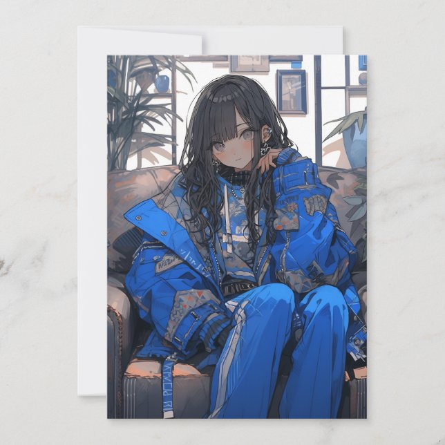 青春のインディゴ/IndigoYouth Invitation |東京娘 GenerartiveAI (Devant)