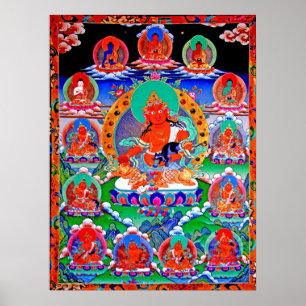 黃 財 神Jaune Jambhala n suite affiche