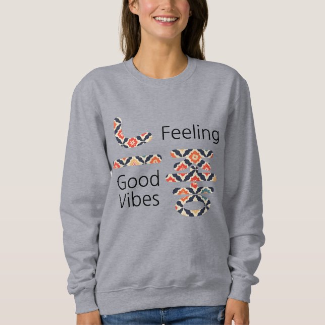 느 좋 ressentent le Sweatshirt de base des femmes de (Devant)