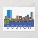 Recherche de horizon de boston cartes postales Skyline