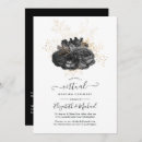 Recherche de black gold floral mariage invitations Vintage