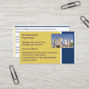 Recherche de entrepreneur de bâtiment cartes visite Customer