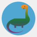 Recherche de dinosaures colorés autocollants Enfants