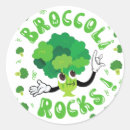 Recherche de brocoli mignon autocollants Drôle
