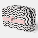 Recherche de chevron cosmétiques pochettes Noir