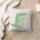 Recherche de crocodile coussins Illustration