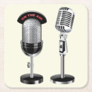 Recherche de microphone dessous de verres Vintage