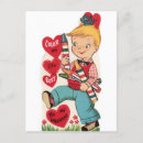 Recherche de crayon couleur cartes postales Vintage
