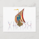 Recherche de bateau viking cartes postales Voile
