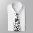 Recherche de chic bohème cravates Noir et blanc