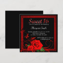 Recherche de bonbon rouge et noir 16 invitations Partie