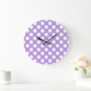 Recherche de pois violet horloges Motif