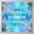 Recherche de bleu turquoise abstraite moderne posters Aquarelle