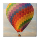 Recherche de montgolfière carreaux Coloré